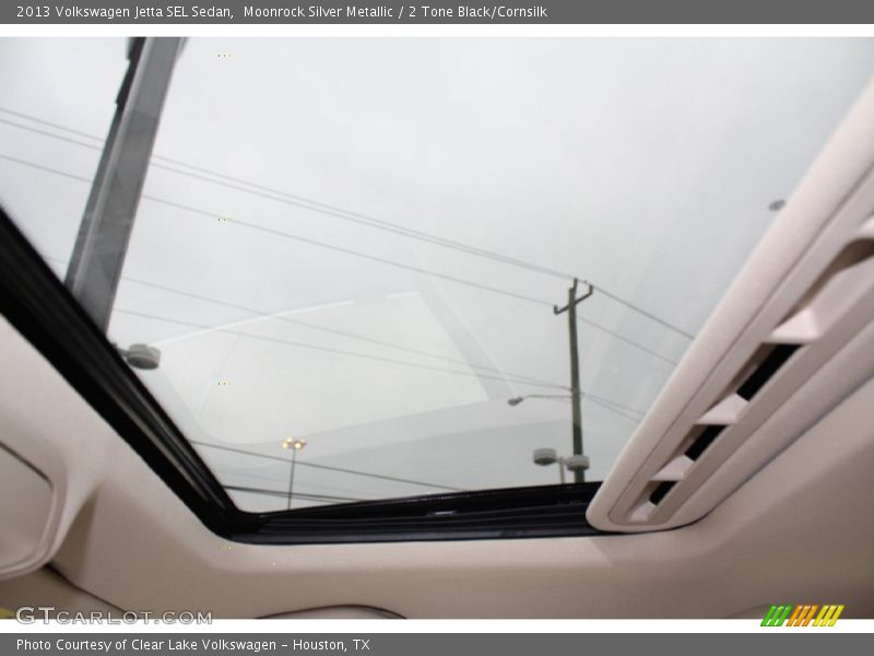 Moonrock Silver Metallic / 2 Tone Black/Cornsilk 2013 Volkswagen Jetta SEL Sedan