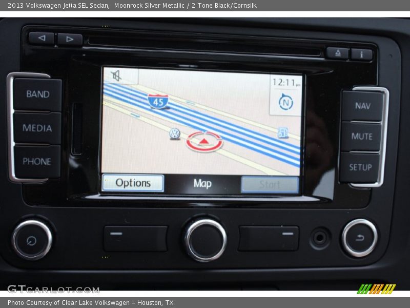 Moonrock Silver Metallic / 2 Tone Black/Cornsilk 2013 Volkswagen Jetta SEL Sedan