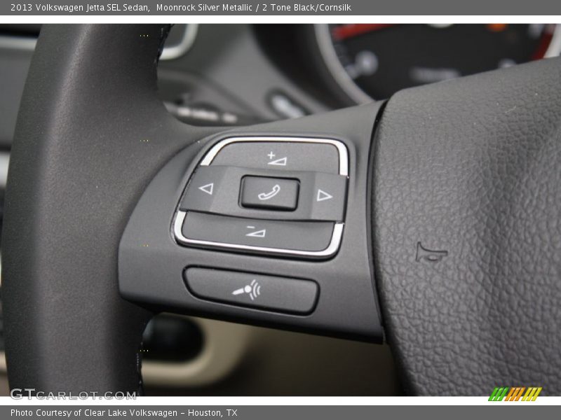 Moonrock Silver Metallic / 2 Tone Black/Cornsilk 2013 Volkswagen Jetta SEL Sedan