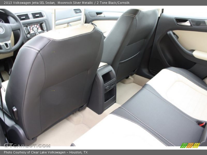 Moonrock Silver Metallic / 2 Tone Black/Cornsilk 2013 Volkswagen Jetta SEL Sedan