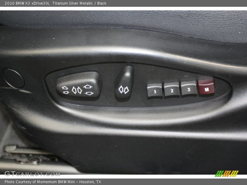 Titanium Silver Metallic / Black 2010 BMW X3 xDrive30i