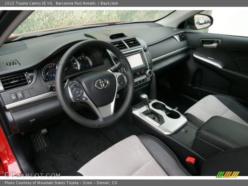 Barcelona Red Metallic / Black/Ash 2013 Toyota Camry SE V6