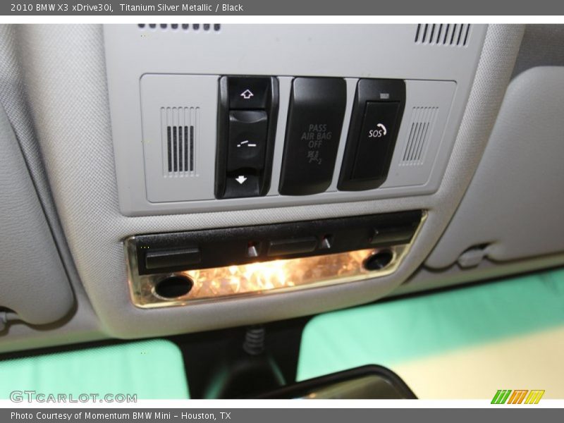 Titanium Silver Metallic / Black 2010 BMW X3 xDrive30i