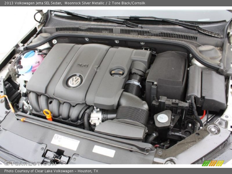 Moonrock Silver Metallic / 2 Tone Black/Cornsilk 2013 Volkswagen Jetta SEL Sedan