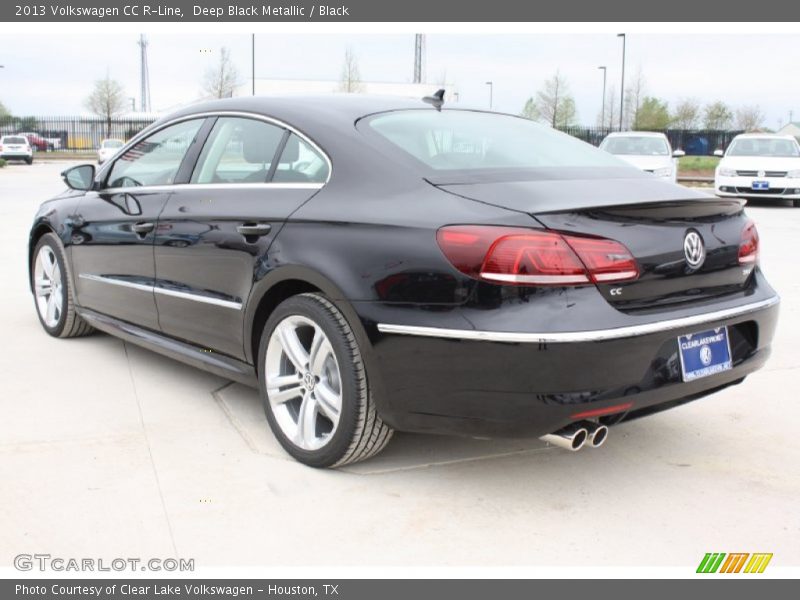 Deep Black Metallic / Black 2013 Volkswagen CC R-Line