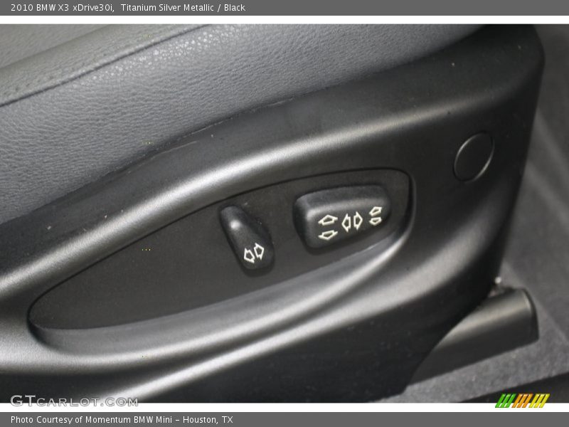 Titanium Silver Metallic / Black 2010 BMW X3 xDrive30i