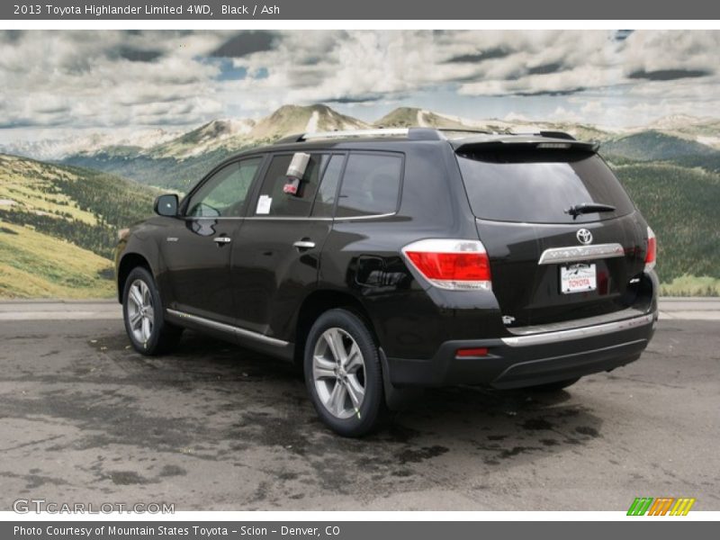 Black / Ash 2013 Toyota Highlander Limited 4WD