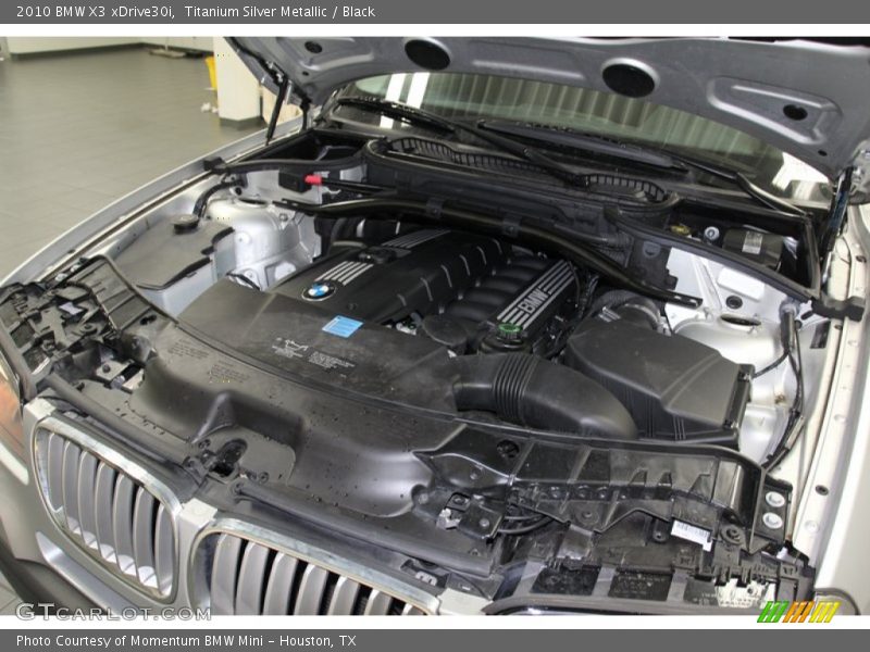 Titanium Silver Metallic / Black 2010 BMW X3 xDrive30i