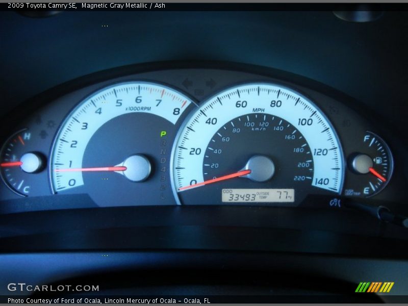Magnetic Gray Metallic / Ash 2009 Toyota Camry SE
