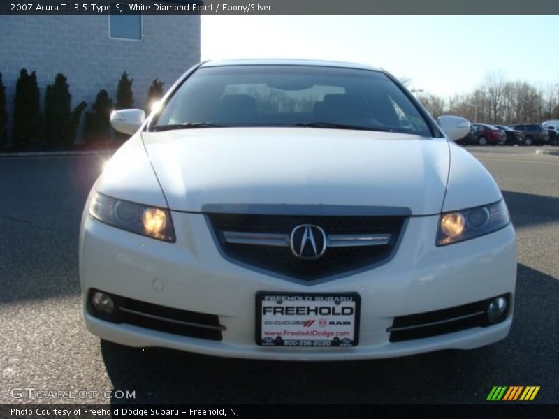 White Diamond Pearl / Ebony/Silver 2007 Acura TL 3.5 Type-S