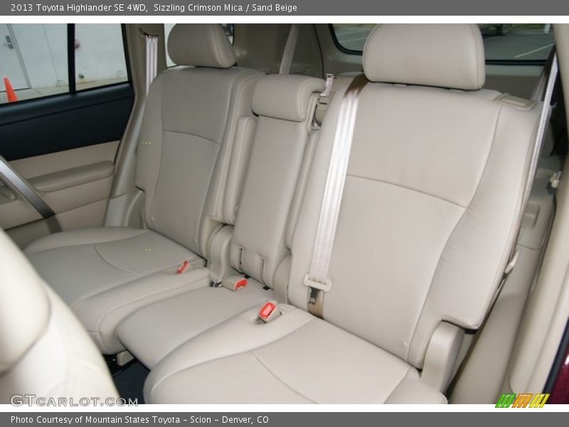 Sizzling Crimson Mica / Sand Beige 2013 Toyota Highlander SE 4WD