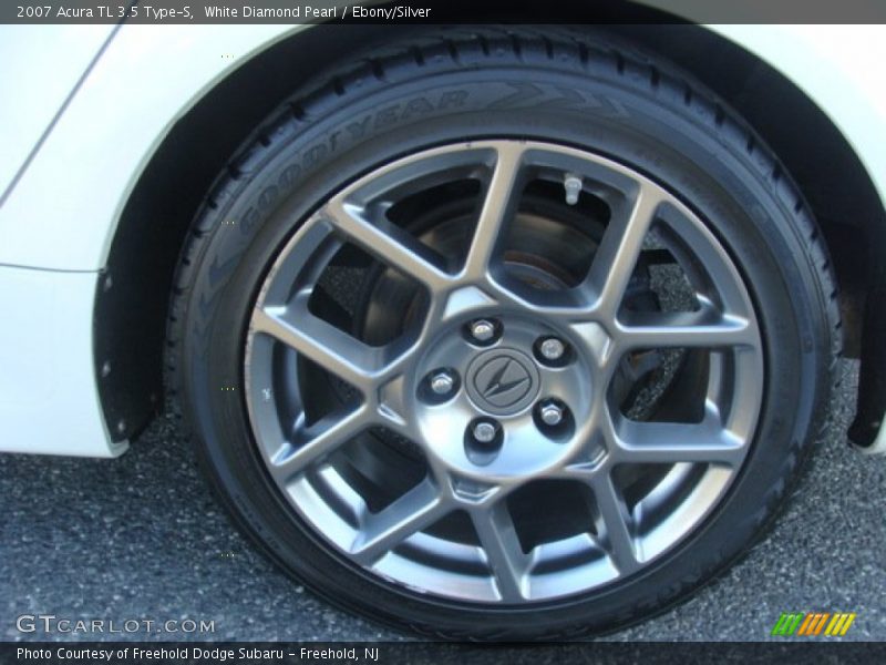 White Diamond Pearl / Ebony/Silver 2007 Acura TL 3.5 Type-S