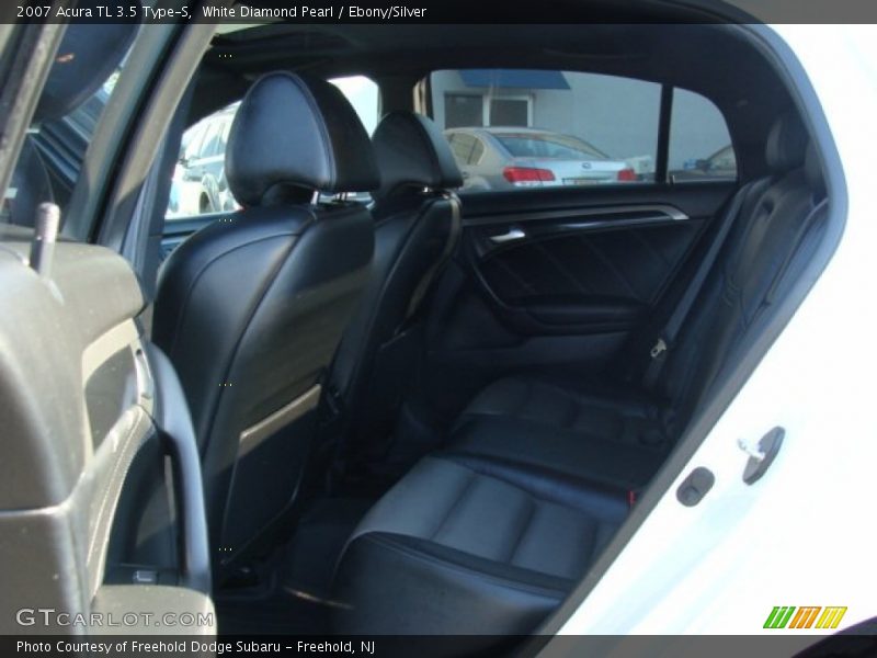 White Diamond Pearl / Ebony/Silver 2007 Acura TL 3.5 Type-S