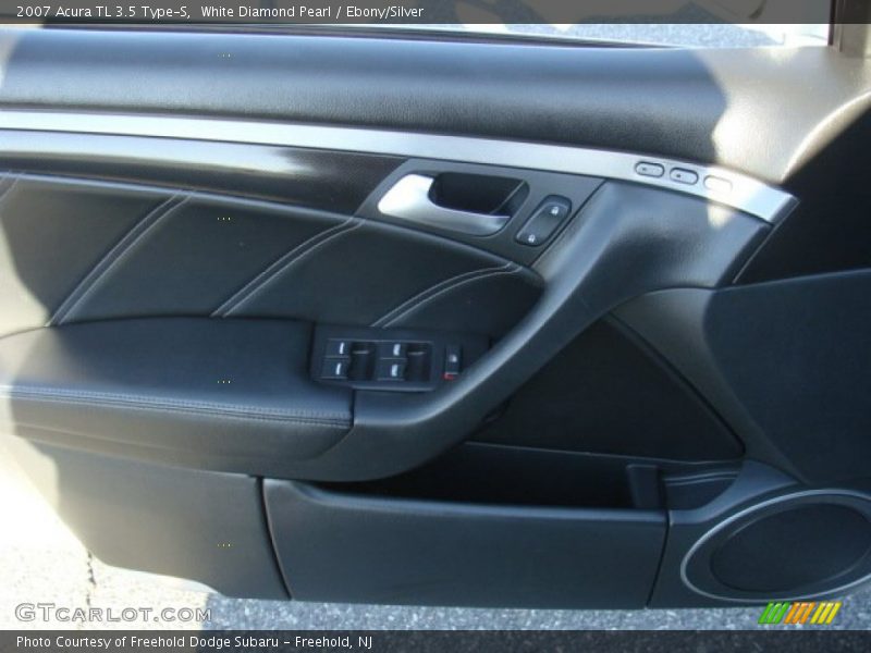 White Diamond Pearl / Ebony/Silver 2007 Acura TL 3.5 Type-S