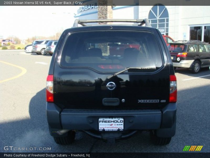 Super Black / Gray 2003 Nissan Xterra SE V6 4x4