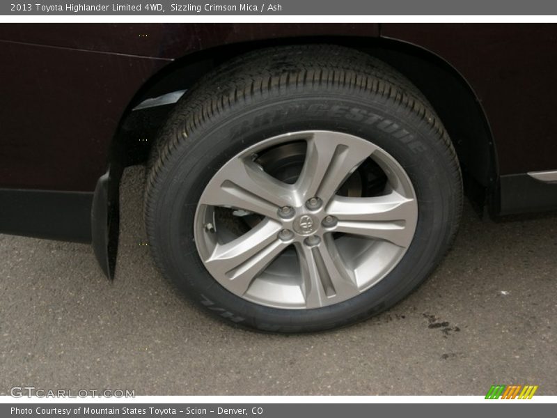 Sizzling Crimson Mica / Ash 2013 Toyota Highlander Limited 4WD