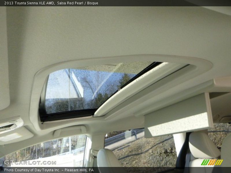 Salsa Red Pearl / Bisque 2013 Toyota Sienna XLE AWD