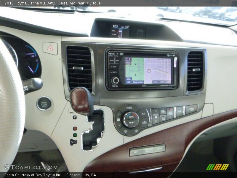 Salsa Red Pearl / Bisque 2013 Toyota Sienna XLE AWD