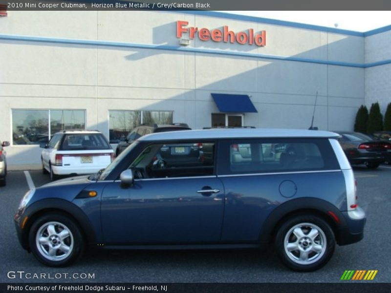 Horizon Blue Metallic / Grey/Carbon Black 2010 Mini Cooper Clubman