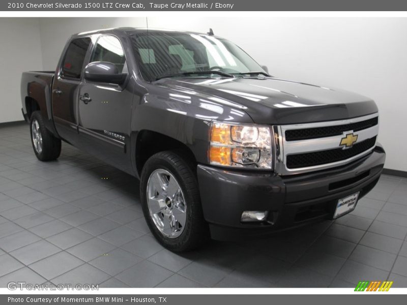 Taupe Gray Metallic / Ebony 2010 Chevrolet Silverado 1500 LTZ Crew Cab