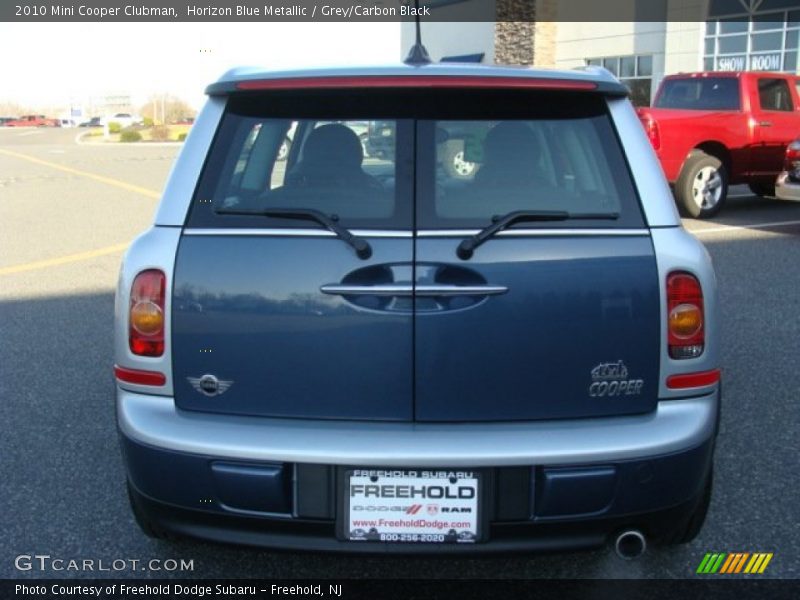Horizon Blue Metallic / Grey/Carbon Black 2010 Mini Cooper Clubman