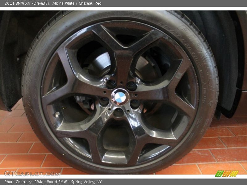 Alpine White / Chateau Red 2011 BMW X6 xDrive35i