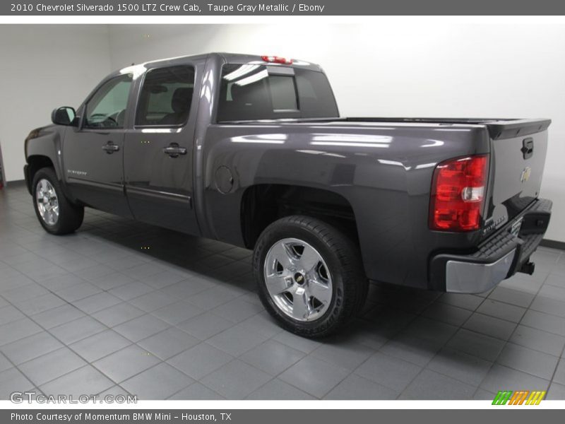 Taupe Gray Metallic / Ebony 2010 Chevrolet Silverado 1500 LTZ Crew Cab