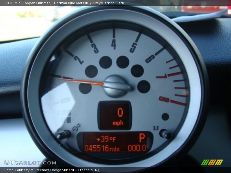 Horizon Blue Metallic / Grey/Carbon Black 2010 Mini Cooper Clubman