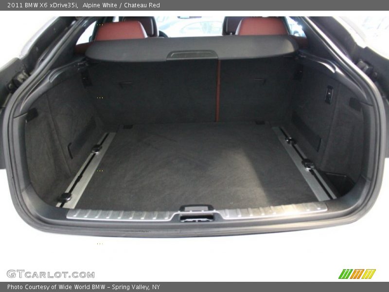 Alpine White / Chateau Red 2011 BMW X6 xDrive35i