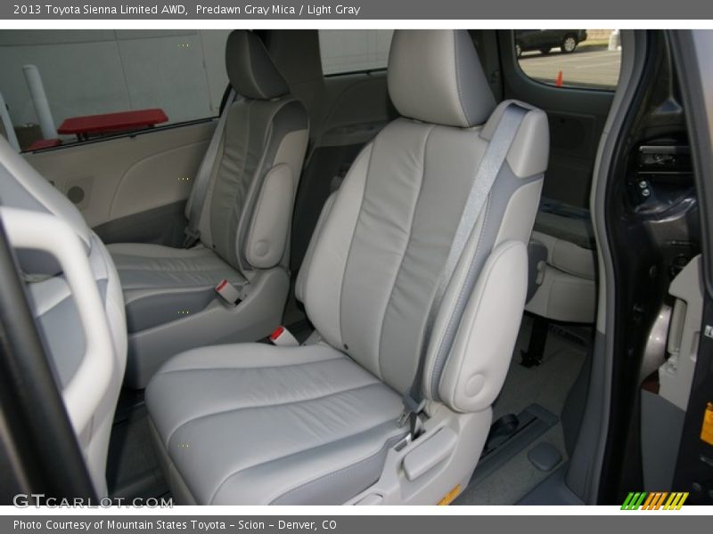 Predawn Gray Mica / Light Gray 2013 Toyota Sienna Limited AWD