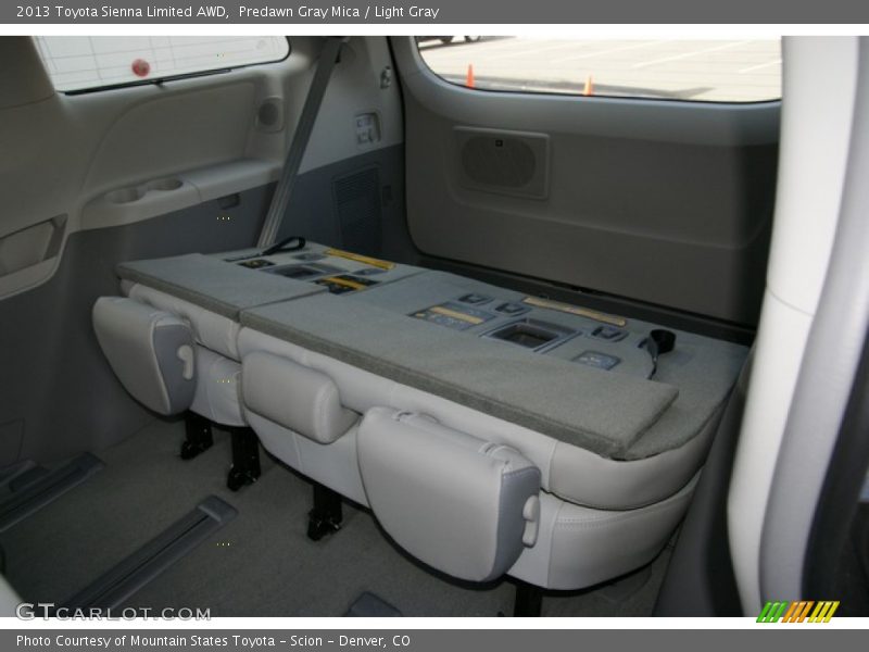 Predawn Gray Mica / Light Gray 2013 Toyota Sienna Limited AWD