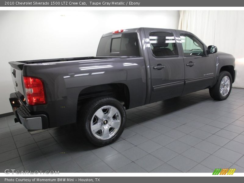 Taupe Gray Metallic / Ebony 2010 Chevrolet Silverado 1500 LTZ Crew Cab