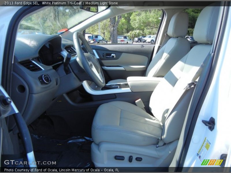  2013 Edge SEL Medium Light Stone Interior