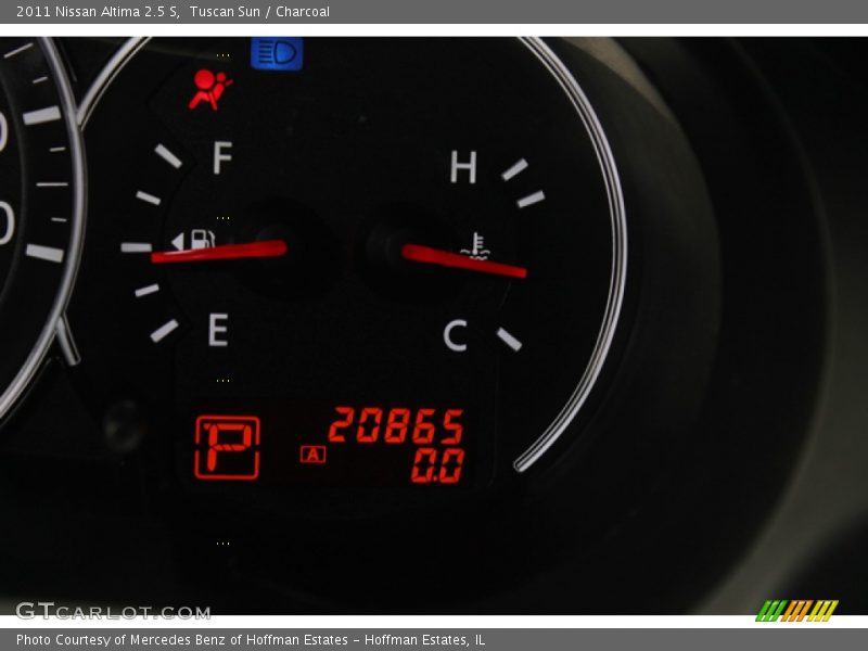 Tuscan Sun / Charcoal 2011 Nissan Altima 2.5 S