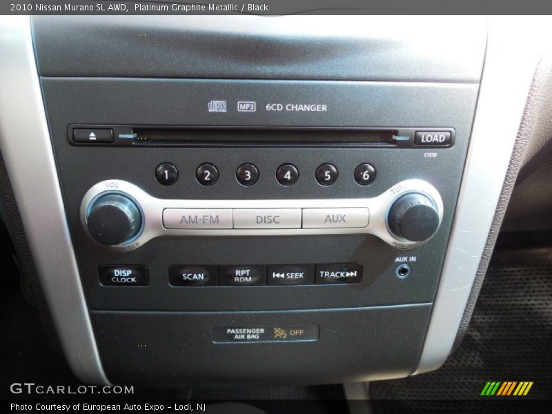Platinum Graphite Metallic / Black 2010 Nissan Murano SL AWD