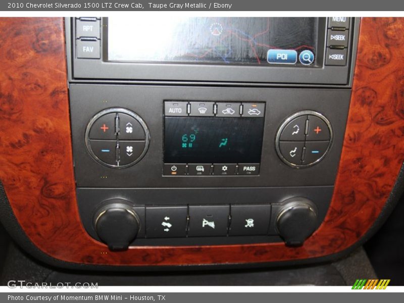 Taupe Gray Metallic / Ebony 2010 Chevrolet Silverado 1500 LTZ Crew Cab
