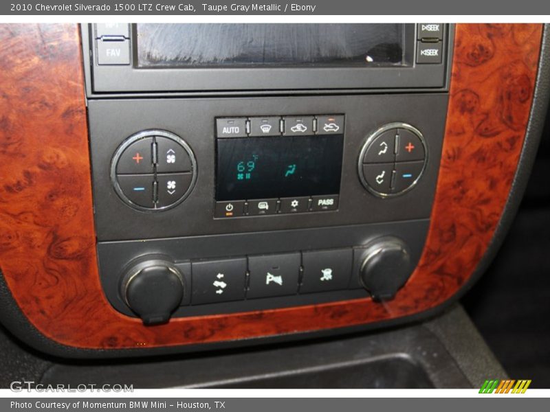 Taupe Gray Metallic / Ebony 2010 Chevrolet Silverado 1500 LTZ Crew Cab
