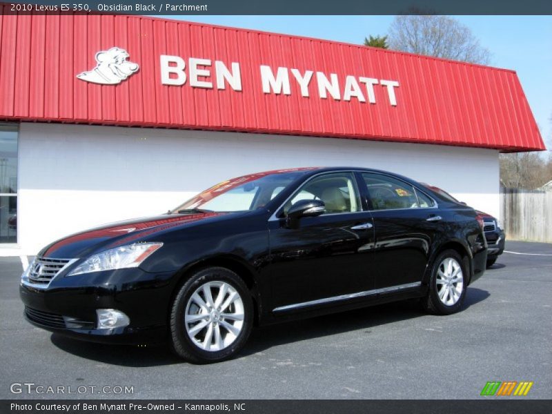 Obsidian Black / Parchment 2010 Lexus ES 350