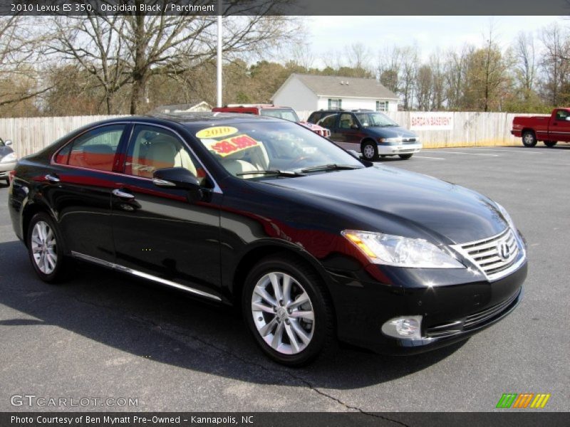 Obsidian Black / Parchment 2010 Lexus ES 350