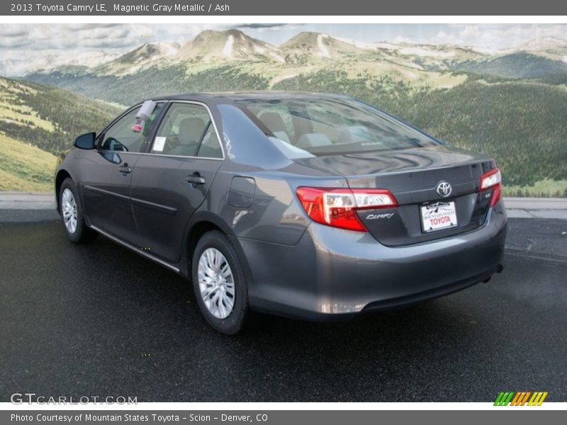 Magnetic Gray Metallic / Ash 2013 Toyota Camry LE
