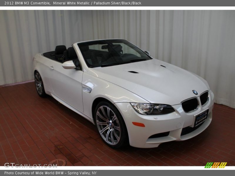 Mineral White Metallic / Palladium Silver/Black/Black 2012 BMW M3 Convertible