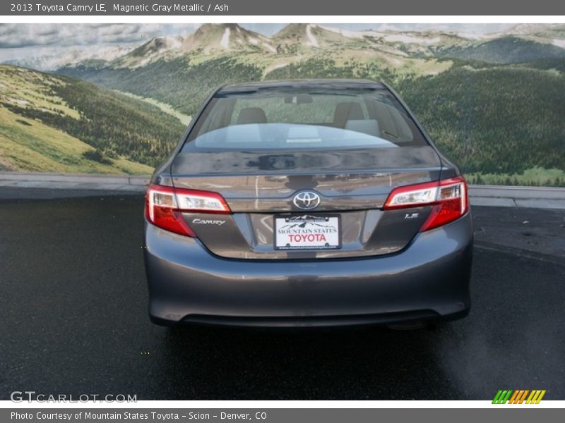 Magnetic Gray Metallic / Ash 2013 Toyota Camry LE