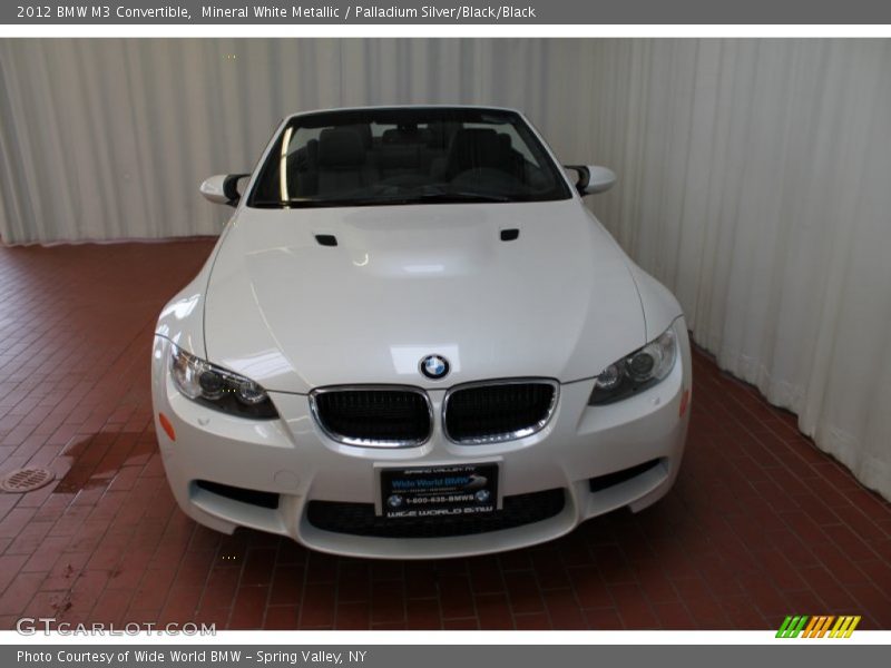 Mineral White Metallic / Palladium Silver/Black/Black 2012 BMW M3 Convertible