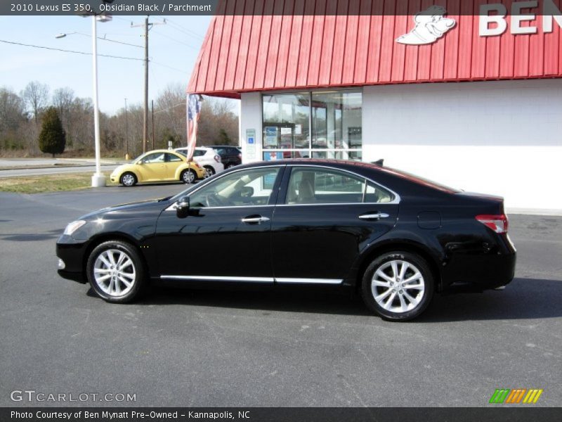 Obsidian Black / Parchment 2010 Lexus ES 350