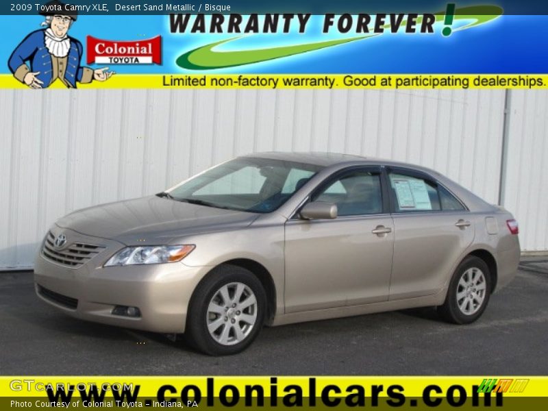 Desert Sand Metallic / Bisque 2009 Toyota Camry XLE