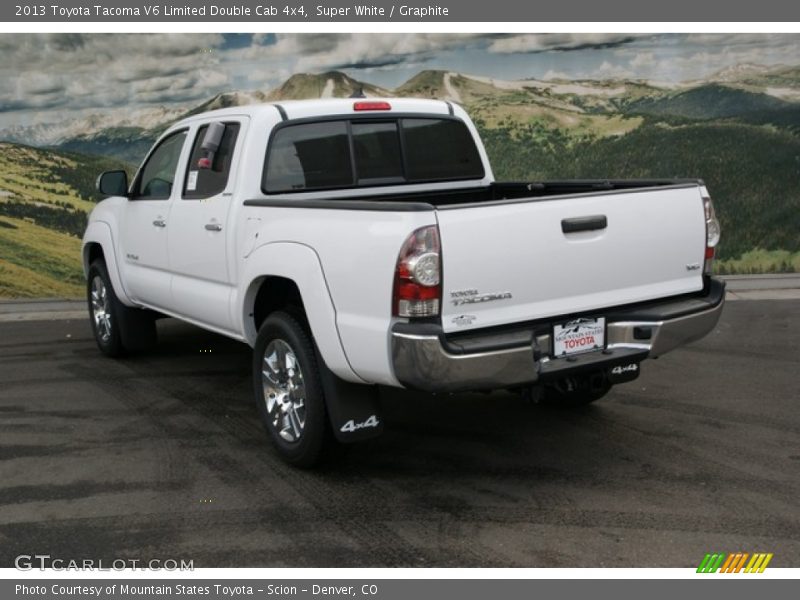 Super White / Graphite 2013 Toyota Tacoma V6 Limited Double Cab 4x4