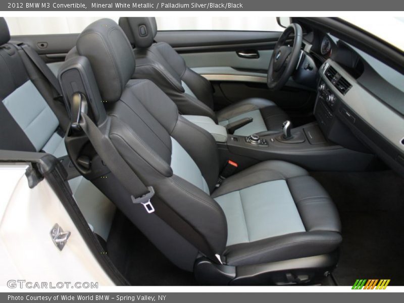 Mineral White Metallic / Palladium Silver/Black/Black 2012 BMW M3 Convertible