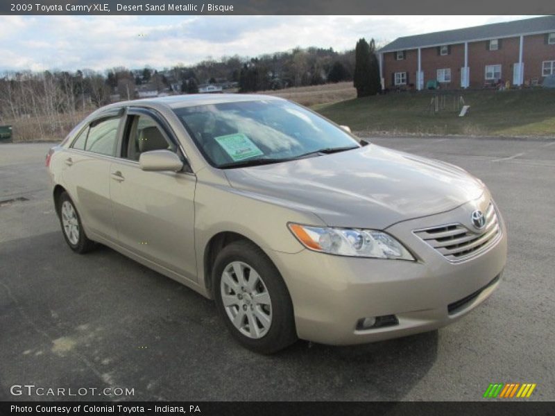 Desert Sand Metallic / Bisque 2009 Toyota Camry XLE