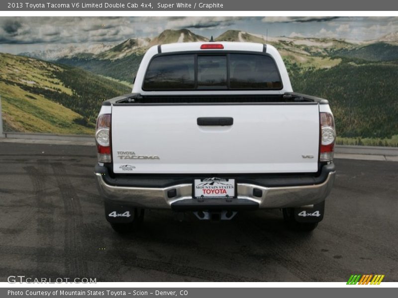 Super White / Graphite 2013 Toyota Tacoma V6 Limited Double Cab 4x4