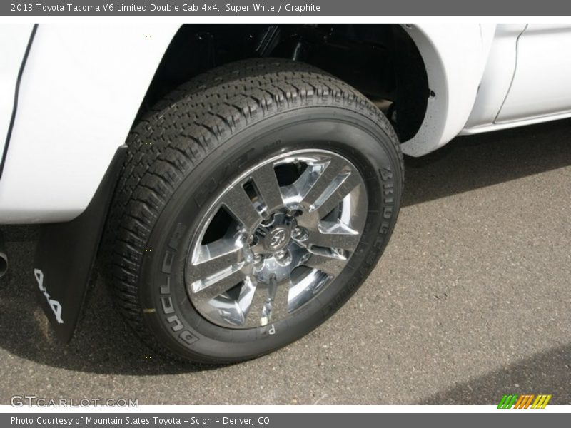 Super White / Graphite 2013 Toyota Tacoma V6 Limited Double Cab 4x4